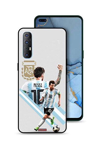 Tolwak غطاء حماية لهاتف Oppo Reno3 Pro 4G برسومات ليو ميسي