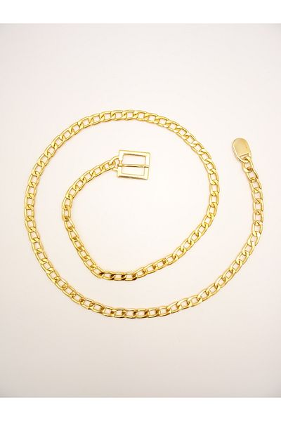 Versla Square Buckle Chain Women's Belt, Dress, Shirt, Pants, Shorts Belt