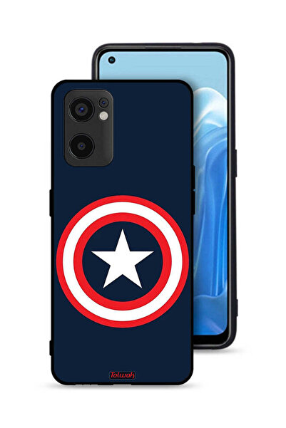 Tolwak غطاء حماية لهاتف Oppo Reno7 SE 5G بتصميم كابتن أمريكا