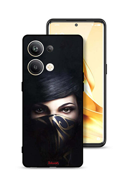 Tolwak غطاء حماية لهاتف Oppo Reno9 Pro Plus 5G بنقشة فتاة محجبة