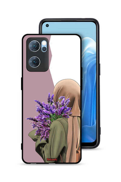 Tolwak غطاء حماية لهاتف Oppo Reno7 5G يحمل زهرة