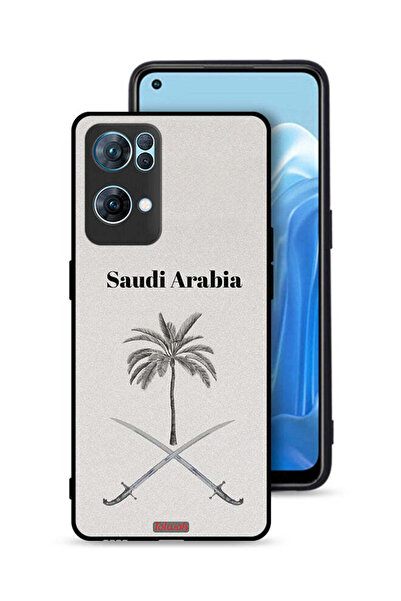 Tolwak غطاء حماية لهاتف أوبو رينو 7 برو 5G - لوحة فنية لعلامة المملكة العربية...