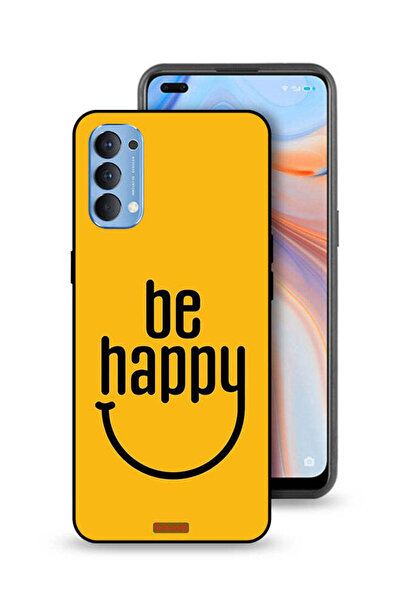 Tolwak غطاء حماية لهاتف Oppo Reno4 4G كن سعيدًا