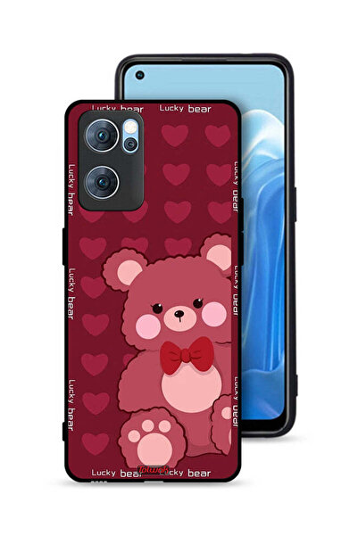Tolwak غطاء حماية لهاتف Oppo Reno7 5G بتصميم الدب المحظوظ