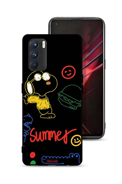 Tolwak غطاء حماية لهاتف Oppo K9 Pro بملصق صيفي