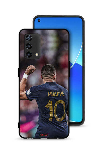 Tolwak غطاء حماية لهاتف Oppo Reno6 Lite بتصميم Mbappe 10