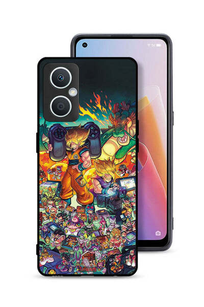 Tolwak جراب حماية لهاتف Oppo A96 5G (الصين) برسومات فنية للاعب