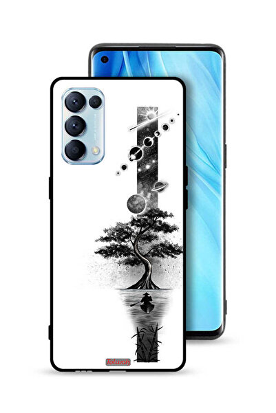 Tolwak غطاء حماية لهاتف Oppo Reno5 Pro 5G برسومات الأرض والفضاء