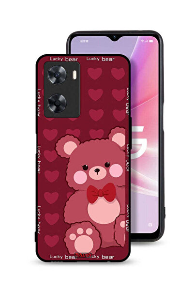 Tolwak غطاء حماية لهاتف Oppo A77s - الدب المحظوظ