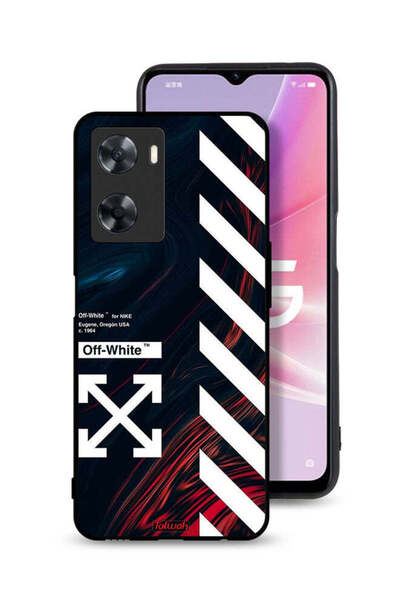 Tolwak غطاء حماية لهاتف Oppo A57s بملصق أبيض
