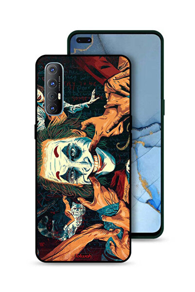 Tolwak غطاء حماية لهاتف Oppo Reno3 Pro 4G برسومات الجوكر