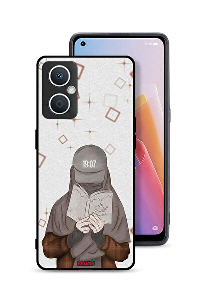 Tolwak جراب حماية Oppo A96 5G (الصين) بتصميم فتاة تقرأ الفن