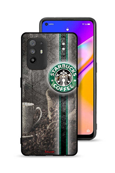 Tolwak غطاء حماية لهاتف Oppo F19 Pro Plus 5G بنقشة فن القهوة