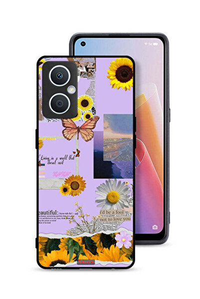Tolwak جراب حماية لهاتف Oppo A96 5G (الصين) - ملصقات عباد الشمس الجميلة
