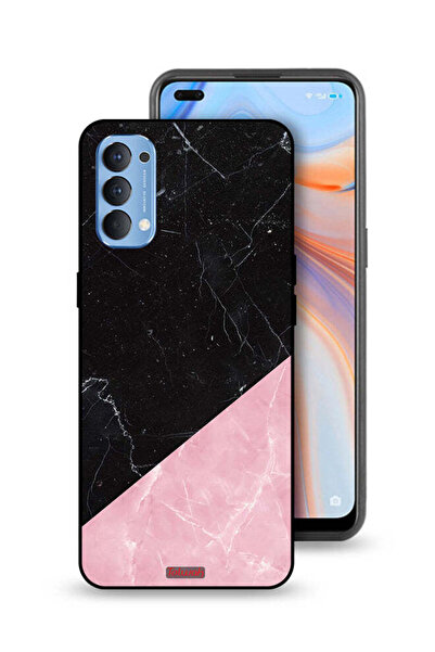 Tolwak غطاء حماية لهاتف Oppo Reno4 4G بنمط رخامي