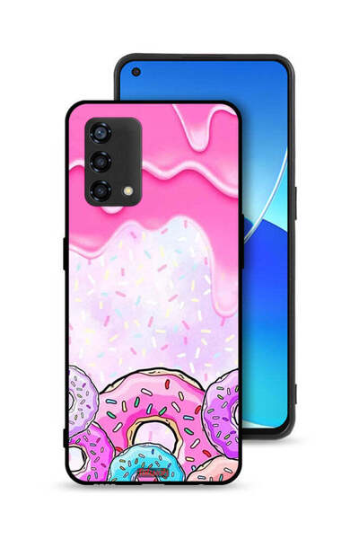 Tolwak غطاء حماية لهاتف Oppo Reno6 Lite بألوان دونات