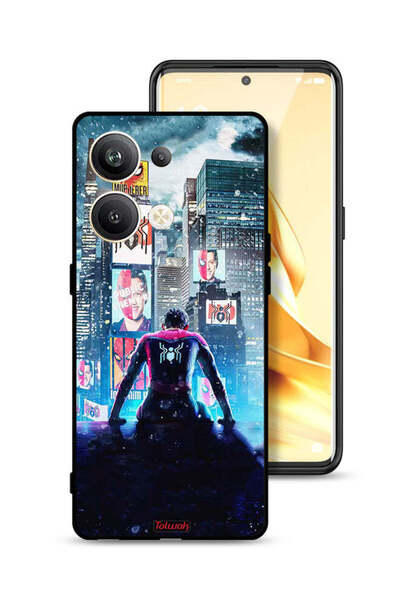 Tolwak غطاء حماية لهاتف Oppo Reno9 Pro Plus 5G بتصميم Spider Man
