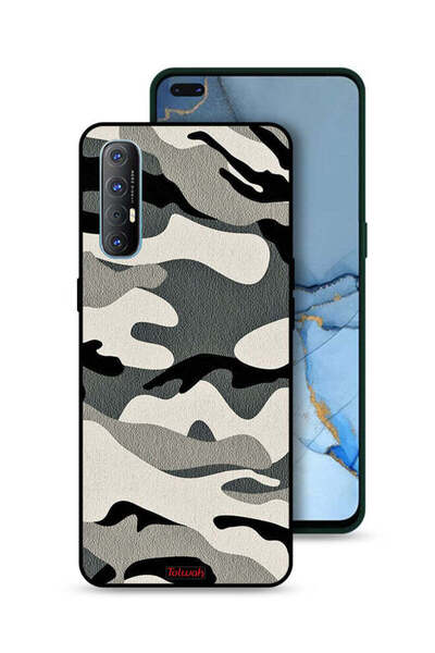 Tolwak غطاء حماية مموه لهاتف Oppo Reno3 Pro 4G