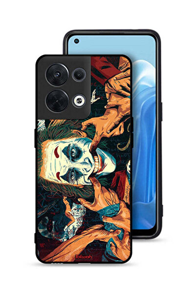 Tolwak غطاء حماية لهاتف Oppo Reno8 5G برسومات الجوكر
