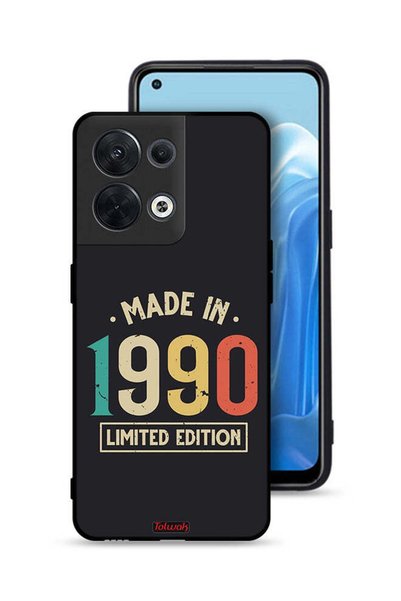Tolwak غطاء حماية لهاتف Oppo Reno8 5G، إصدار محدود، صنع عام 1990