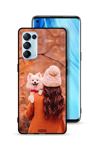 Tolwak غطاء حماية لهاتف Oppo Reno5 Pro 5G يحمل جروًا