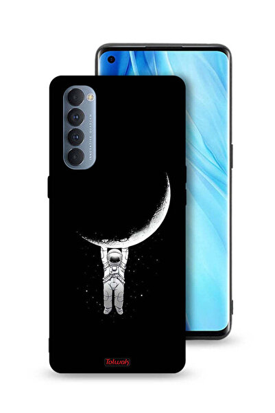 Tolwak غطاء حماية لهاتف Oppo Reno4 Pro 4G معلق على سطح القمر