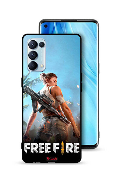 Tolwak غطاء حماية لهاتف Oppo Reno5 Pro 5G - فري فاير