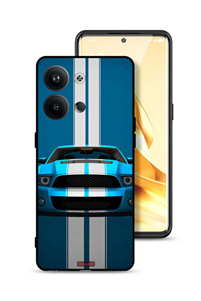 Tolwak Oppo Reno9 5G Protective Case Cover Car Abstract Art