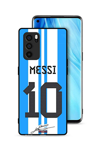 Tolwak غطاء حماية لهاتف Oppo Reno6 Pro 5G بتصميم Messi 10