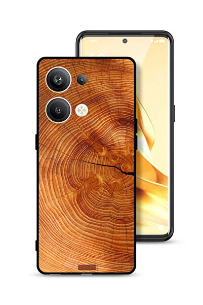 Tolwak غطاء حماية لهاتف Oppo Reno9 Pro Plus 5G مصنوع من الخشب المتصدع