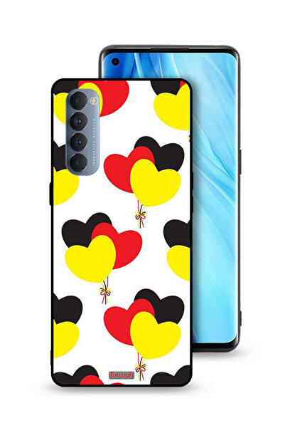 Tolwak غطاء حماية لهاتف Oppo Reno4 Pro 4G بتصميم ثلاثة قلوب