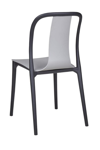 smart home Single chair set consisting of two fiber chairs with a modern design and strong legs - size 45 x 45 x 80 cm | Durable office seat