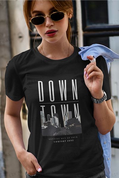 feinas Women's Tshirt - down Town