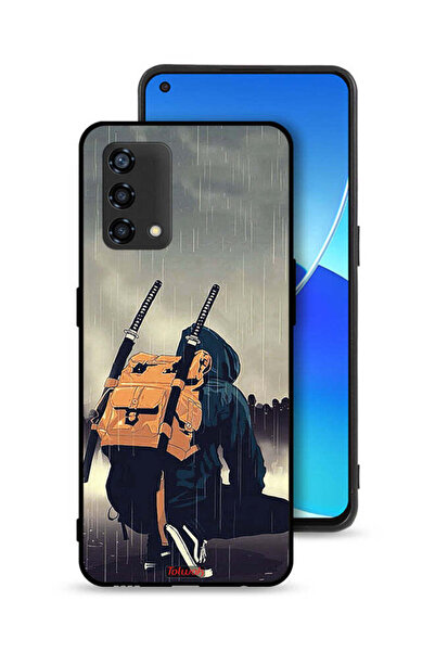Tolwak غطاء حماية Oppo A95 4G ​​بتصميم سيف ساموراي رقمي