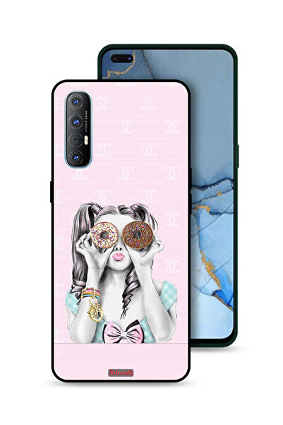 Tolwak غطاء حماية لهاتف Oppo Reno3 Pro 4G يحمل قطعتين من الدونات