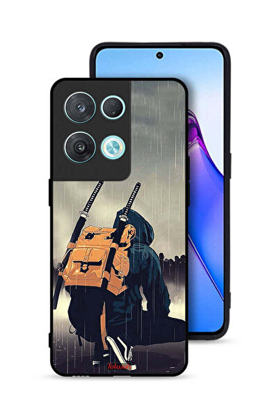 Tolwak غطاء حماية لهاتف Oppo Reno8 Pro 5G بتصميم سيف ساموراي رقمي