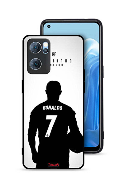 Tolwak غطاء حماية لهاتف Oppo Reno7 5G بقناع كريستيانو رونالدو