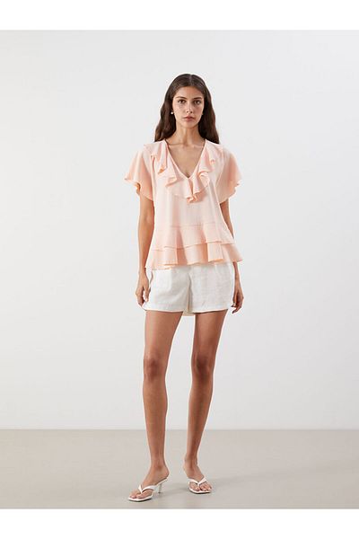 LC Waikiki New Season Loose Fit Modal Blend Women's Sort - S5Qa84Z8