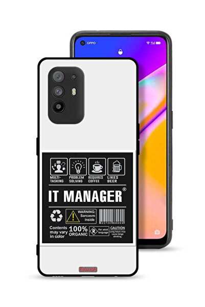 Tolwak غطاء حماية لهاتف Oppo A95 5G - ملصق مدير تكنولوجيا المعلومات