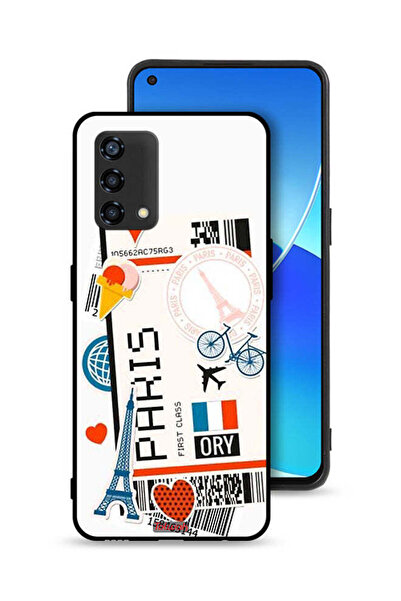 Tolwak غطاء حماية لهاتف Oppo A95 4G ​​- ملصق باريسي