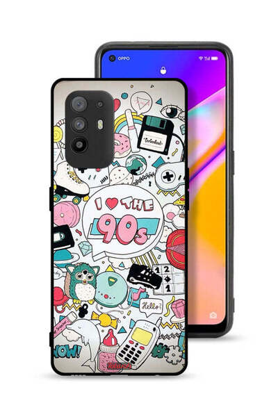 Tolwak غطاء حماية لهاتف Oppo F19 Pro Plus 5G - أحب التسعينيات