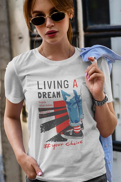 feinas Γυναικείο Tshirt - Living a Dream