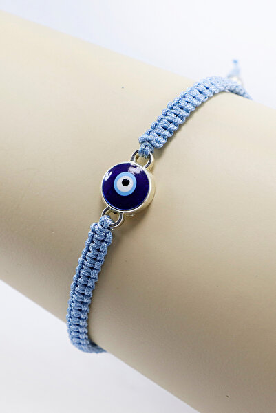 biuti سوار مصعد مطرز باللون الأزرق الفاتح، سوار هدية
