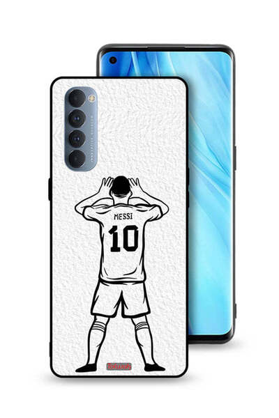 Tolwak غطاء حماية لهاتف Oppo Reno4 Pro 4G برسم ميسي