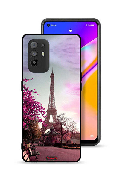 Tolwak غطاء حماية لهاتف Oppo A95 5G بتصميم برج إيفل