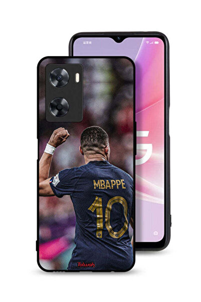 Tolwak غطاء حماية لهاتف Oppo A57s بتصميم Mbappe 10