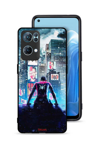 Tolwak غطاء حماية لهاتف Oppo Reno7 Pro 5G بتصميم Spider Man