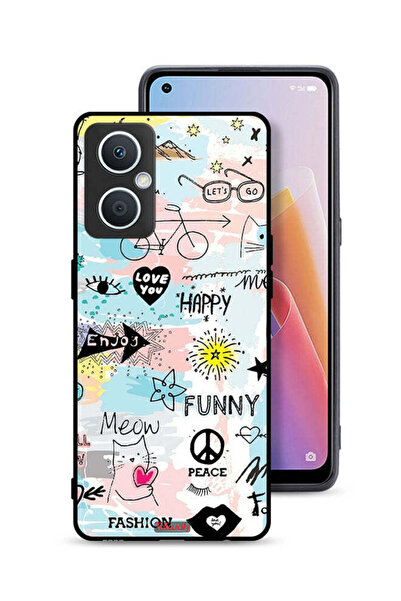 Tolwak غطاء حماية لهاتف Oppo A96 5G (الصين) Love You Tags