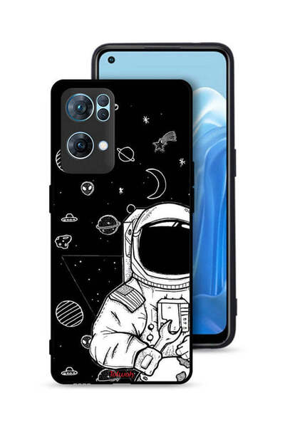 Tolwak غطاء حماية لهاتف Oppo Reno7 Pro 5G برسومات رائد فضاء