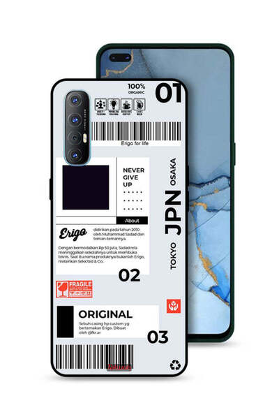 Tolwak غطاء حماية لهاتف Oppo Reno3 Pro 4G - ملصق ياباني